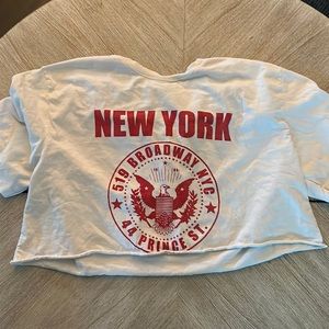 COPY - John galt New York crop tee